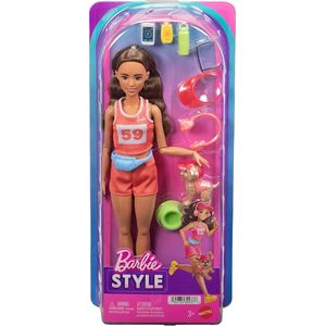 Barbie Wellness Runner Doll with Puppy